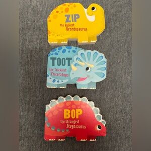 Colorful Dinosaur Board Books Set
